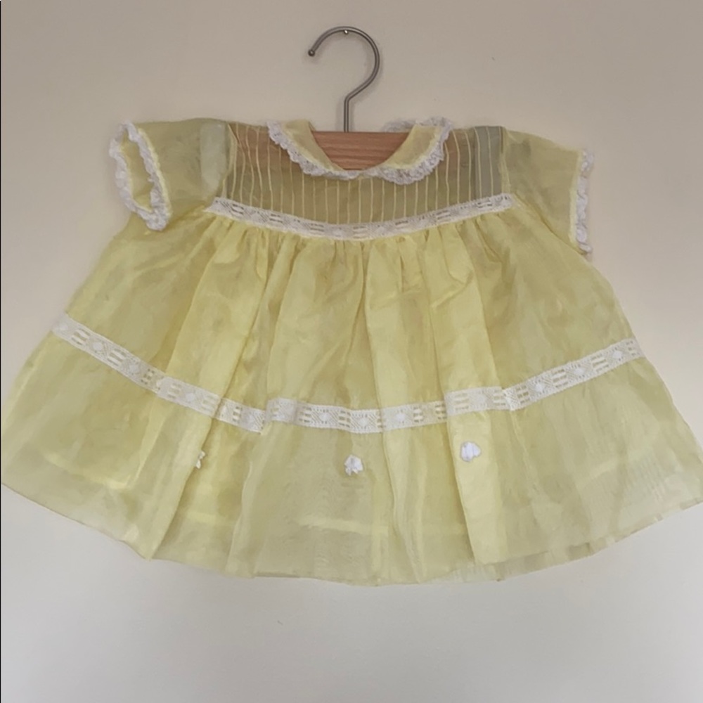 Yellow vintage dress